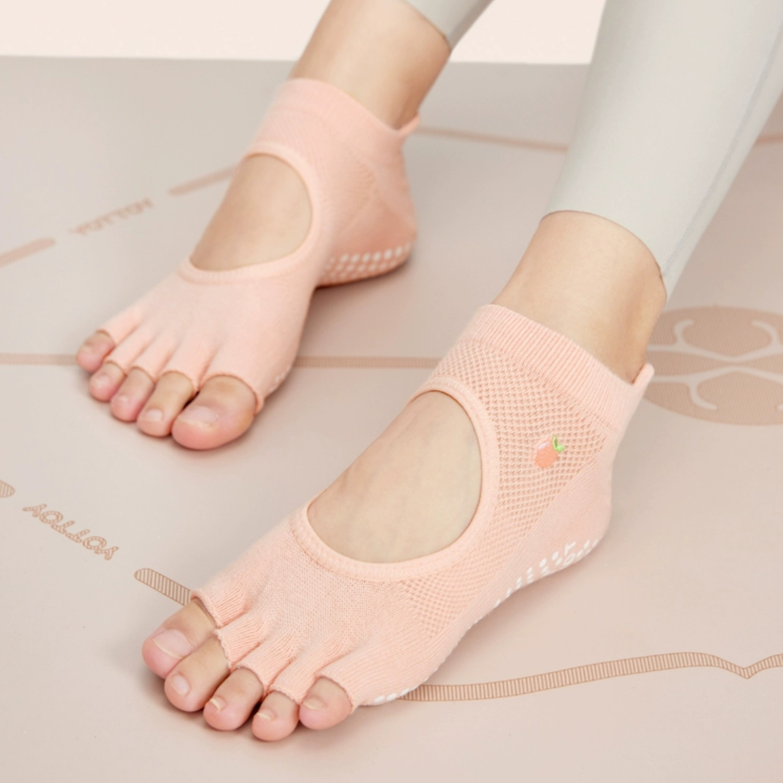 Garden Variety Toeless Non Slip GripSocks