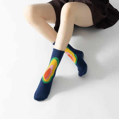 Full toe Rainbow Racer Pilate GripSocks